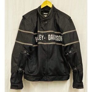 Harley Davidson Classic Cruiser Mesh Riding Jacket Large - Excellent Condition
